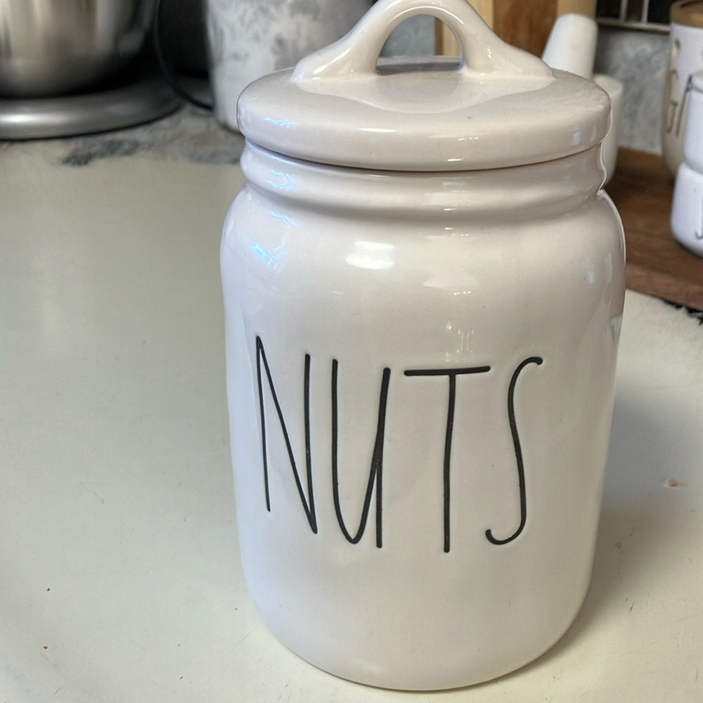 Rae Dunn Nuts Jar